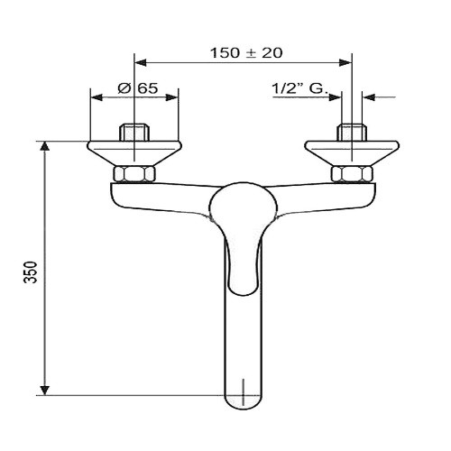 Смеситель для куxни Emmevi Jolly CR10005G35 - 2