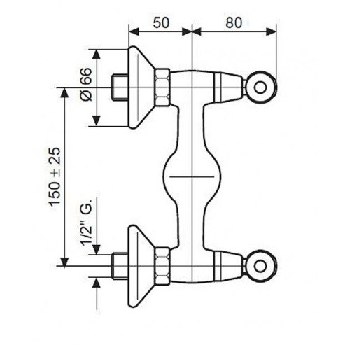 Смеситель для душа Emmevi Deco Ceramic CR121002 - 2