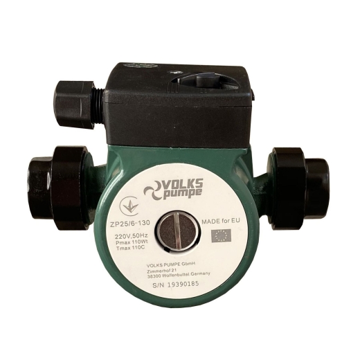 Насос циркуляційний VOLKS pumpe ZP25/6 130мм + гайки 8694900303126 - 1