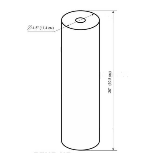 Картридж шнуровий Bio+ Systems PPW-20L-LN (50 мкм) Big Blue 20″ 9694900304189515 - 3