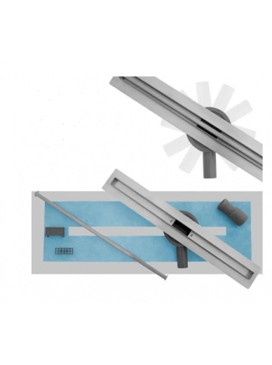 Душовий трап MIXXUS Drain-05-70-SLIM чорний (MI6170) - 6