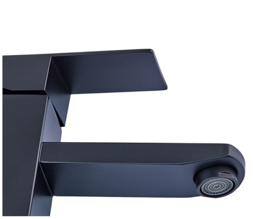 Смеситель для умывальника ZERIX KUB-001 черный (ZX4703) - 2