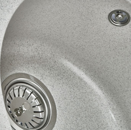 Мойка гранитная кухонная ZERIX ZS-6250R-07 Marble (ZX4550) - 3