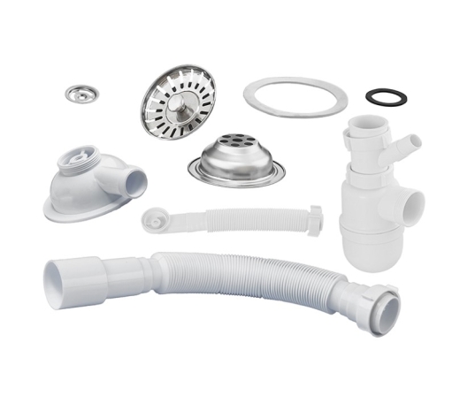 Мойка гранитная кухонная ZERIX ZS-6250S-01 White (ZX4587) - 5