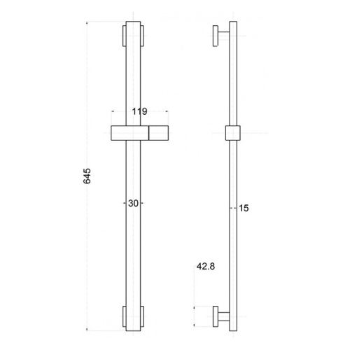 Штанга для душу VENTA SR-19 - 4