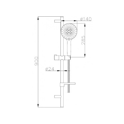 Штанга душова Imprese Netka 9014003 - 2