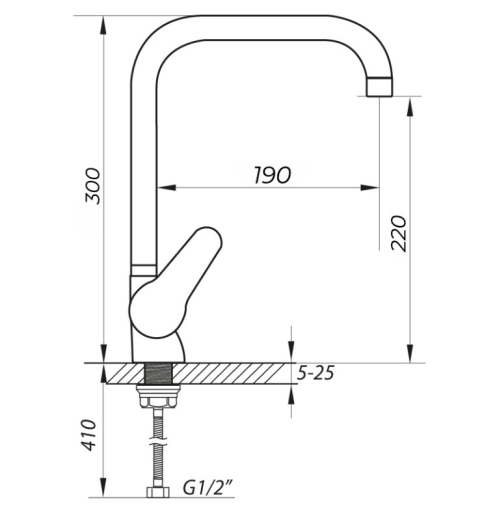 Змішувач для мийки ZERIX SOP7 146 ZX0192 - 3