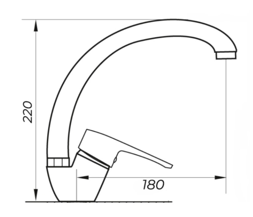 Смеситель для кухни ZERIX PUD4 146 ZX2995 - 2