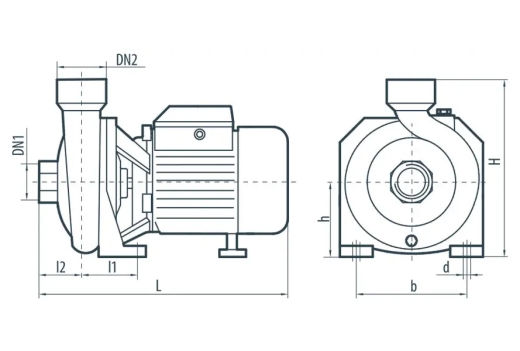 Насос центробежный SPRUT HPF 350 - 3