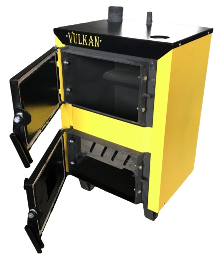 Котел Vulkan Classic 16 кВт (4 мм) твердотопливный,утепленный - 4