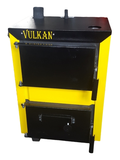 Котел Vulkan Classic 18 кВт (4 мм) твердотопливный,утепленный - 3