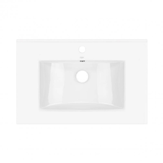 Раковина Qtap Albatross 700х460х180 White без донного клапана (QT01113070CW1) - 2