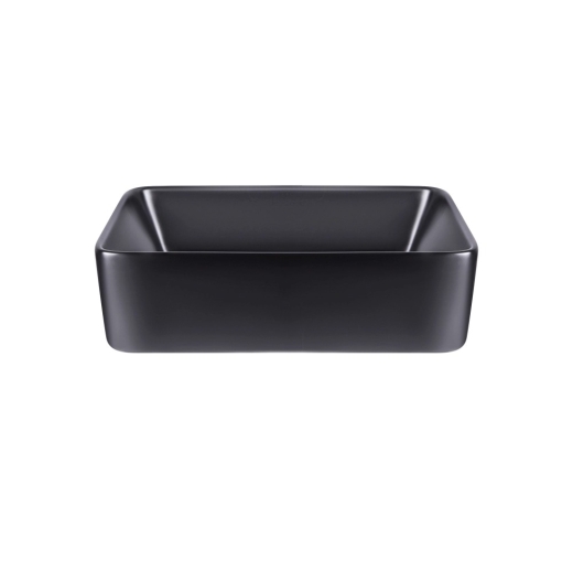 Раковина-чаша Qtap Tern 480х370х135 Matt black (QT176069MB) - 3