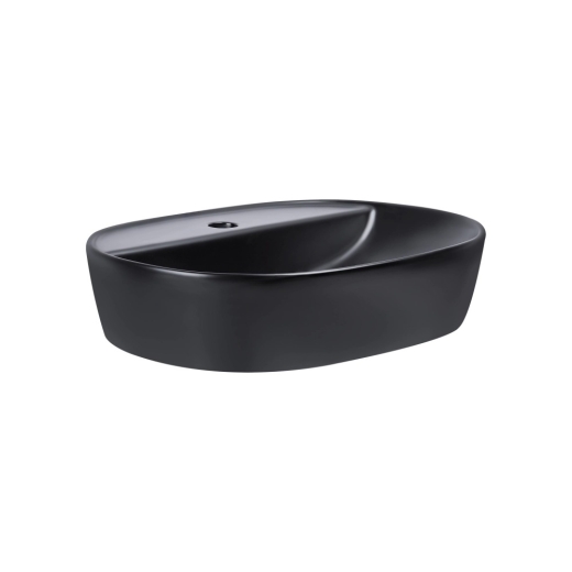 Раковина-чаша Qtap Scorpio 500х385х120 Matt black (QT146533MB) - 1