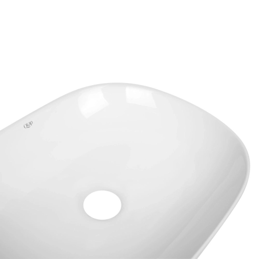 Раковина Qtap Aquarius 465x375x120 White с донным клапаном PU02 (QT21112185WN47295) - 4