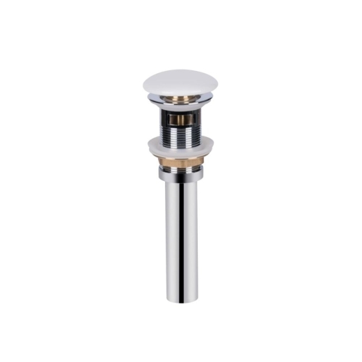 Раковина Qtap Dove 625х415х150 White с донным клапаном PU02O (QT06113077WN47309) - 5