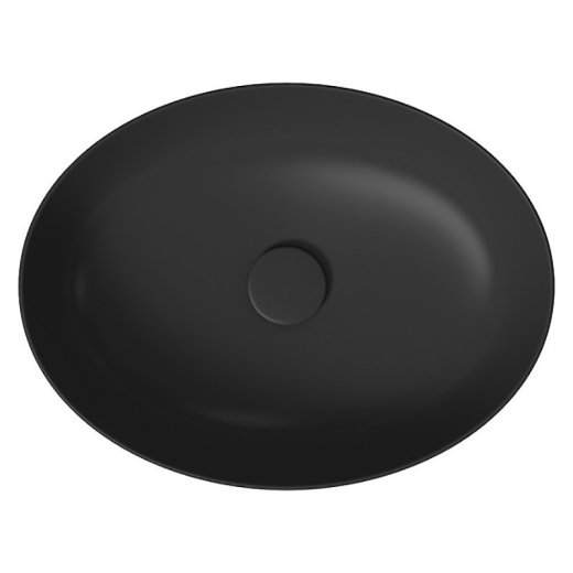 Раковина Cersanit Larga 50х38 антрацит матовий (K677-014) - 2