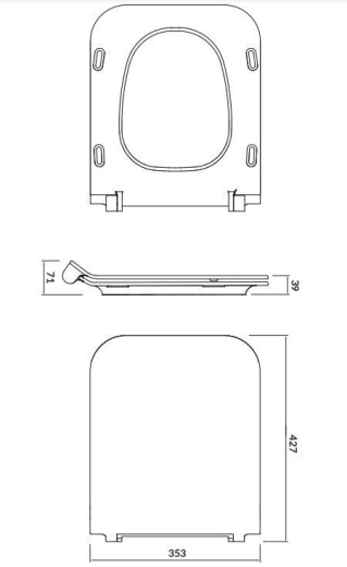Унітаз підвісний Cersanit B217 Crea Clean on (S701-404) - 5