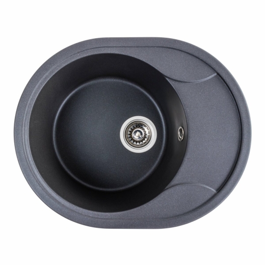 Гранітна мийка для кухні Platinum 5847 Onyx матовий Моріон (PLA000040819) - 1