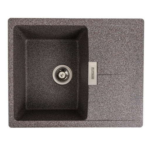 Гранитная мойка для кухни Platinum 6250 Zirkone матовый микс (PLA000040787) - 1