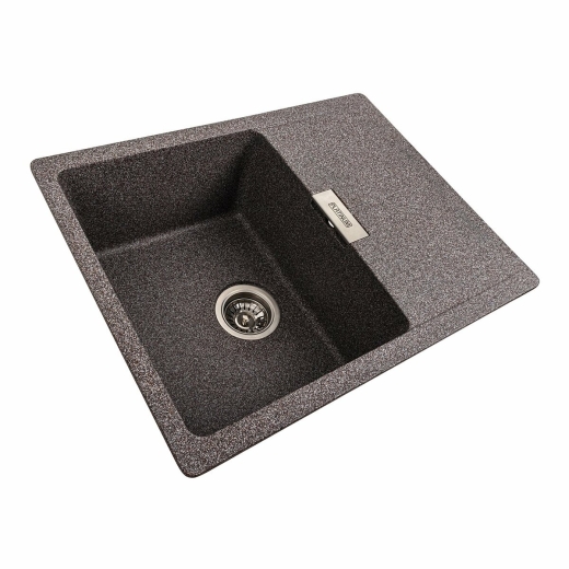 Гранитная мойка для кухни Platinum 6250 Zirkone матовый микс (PLA000040787) - 2