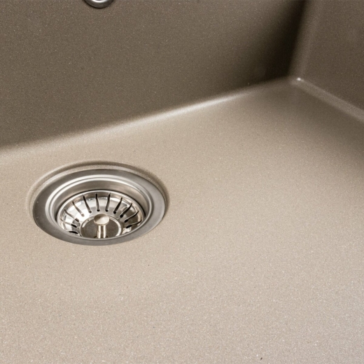 Гранитная мойка для кухни Platinum 7850 Bogema матовый Титан (PLA000039643) - 3