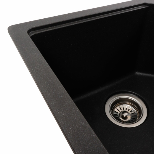 Гранитная мойка для кухни Platinum 7850 Harmony матовый Морион (PLA000040853) - 5