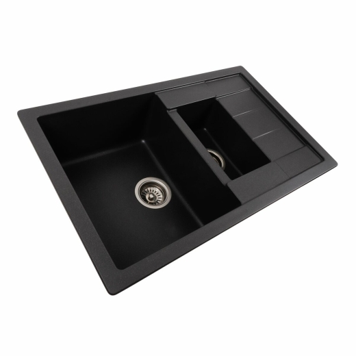 Гранитная мойка для кухни Platinum 7850W Toskana матовый Морион (PLA000040860) - 2