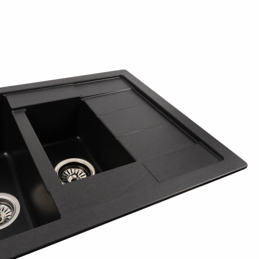Гранитная мойка для кухни Platinum 7850W Toskana матовый Морион (PLA000040860) - 5