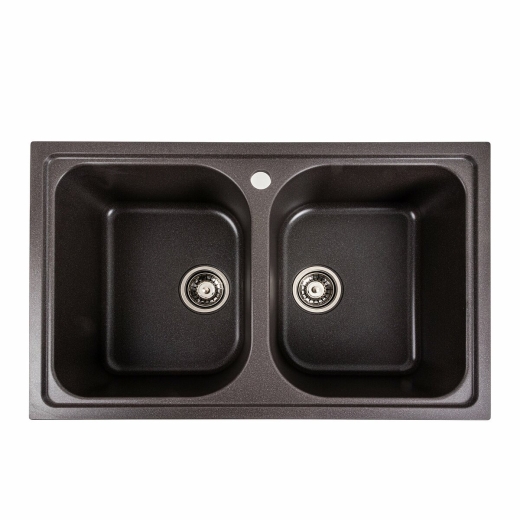 Гранитная мойка для кухни Platinum 7950 Equatoria матовая Мокко (PLA000035803) - 1