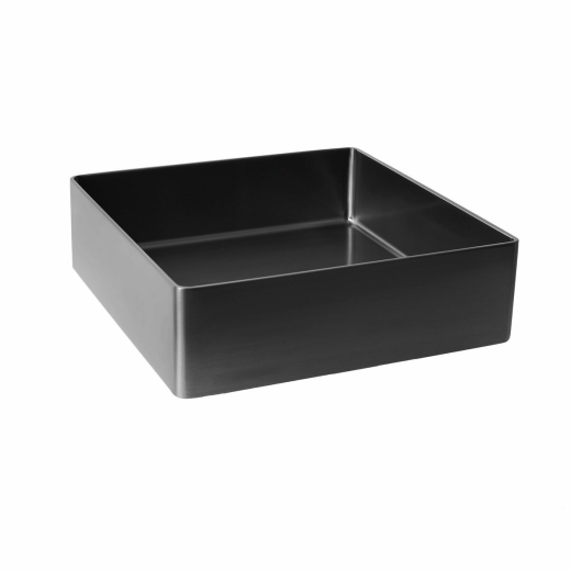 Умивальник Platinum Handmade PVD 400x400 мм чорний (PLA000032528) - 4