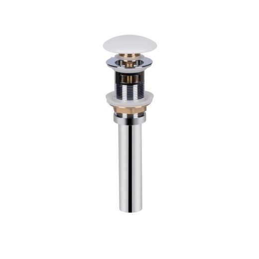 Раковина Qtap Nando LT 600х440х130 White с донным клапаном PU02O (QT12112173WN47326) - 4