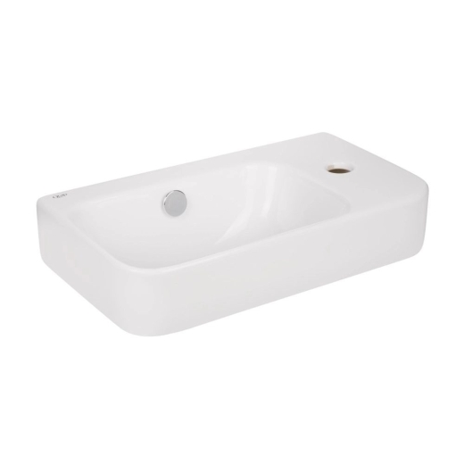 Раковина Qtap Tern 450х260х155 White с донным клапаном PU02O (QT17115117RWN47328) - 3