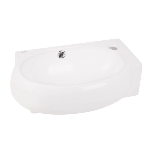 Раковина Qtap Leo 420x280x150 White з донним клапаном PU02O (QT11115011RWN47333) - 3