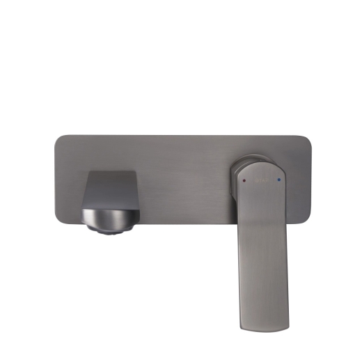 Смеситель для раковины Qtap Slavonice скрытого монтажа Gunmetal Black PVD (QTSLA273GMB45920) - 3