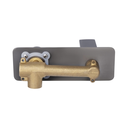 Смеситель для раковины Qtap Slavonice скрытого монтажа Gunmetal Black PVD (QTSLA273GMB45920) - 4