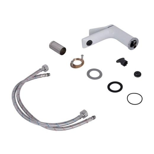 Смеситель для раковины Qtap Presto Chrome/White (QTPRE270CRW45576) - 3