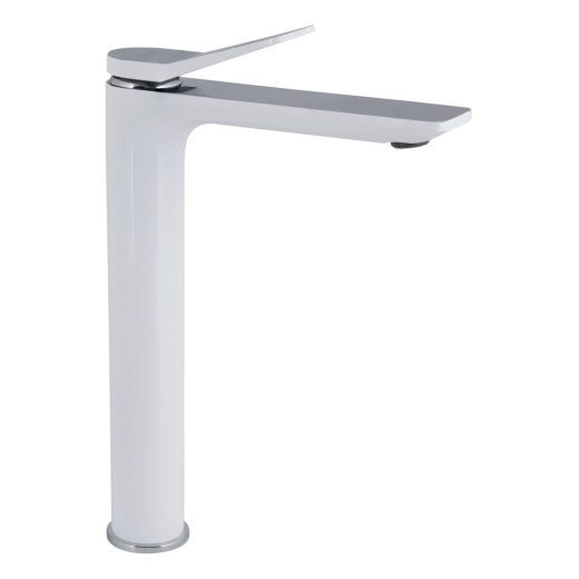 Смеситель для раковины Qtap Presto высокий Chrome/White (QTPRE269CRW45577) - 1