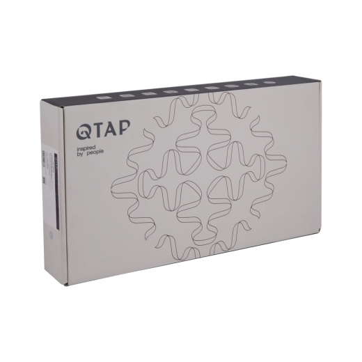 Смеситель для раковины Qtap Vlasta New высокий Gunmetal Black PVD (QTVLA269GMB45653) - 4