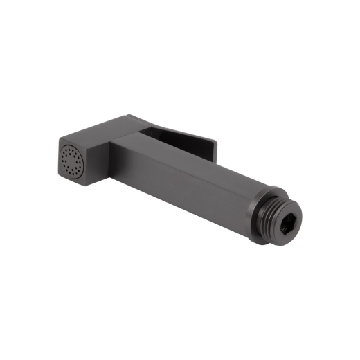 Змішувач для раковини Qtap Gemini із гігієнічним душем Gunmetal Black PVD (QTGEM272GMB45692) - 5