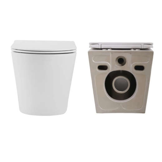 Унитаз подвесной Qtap Scorpio безободковый Ultra Quiet с сиденьем Soft-close (QT14332380AW) - 4