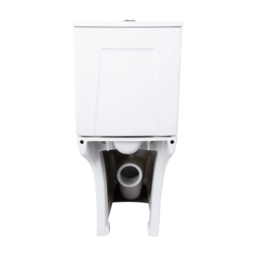 Унітаз-компакт Qtap Presto Quadro безободковий з сидінням Soft-close (QT24221215AW) - 3