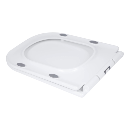 Унітаз-компакт Qtap Presto Quadro безободковий з сидінням Soft-close (QT24221215AW) - 7