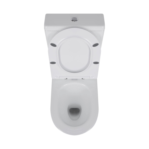 Унітаз підлоговий Qtap Swan Ultra Quiet із сидінням Soft-close 640x360x835 White (QT16222182TW) - 5