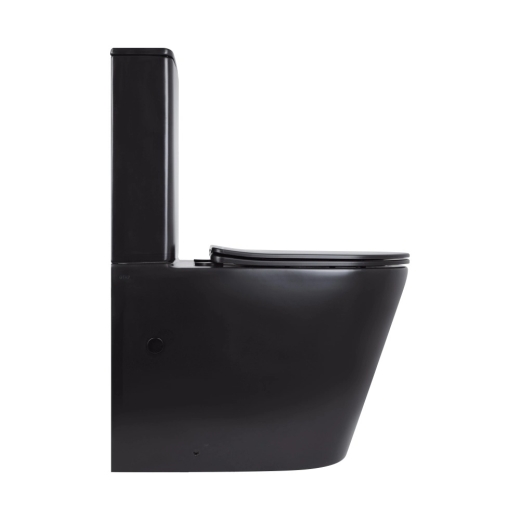 Унітаз підлоговий Qtap Scorpio Ultra Quiet із сидінням Soft-Close Matt Black (QT14226088AMB) - 4