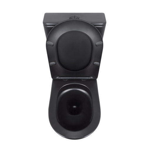 Унітаз підлоговий Qtap Scorpio Ultra Quiet із сидінням Soft-Close Matt Black (QT14226088AMB) - 5