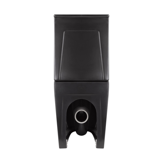 Унітаз для підлоги Qtap Robin Ultra Quiet безободковий з сидінням Soft-Close Matt Black (QT13226083AMB) - 4