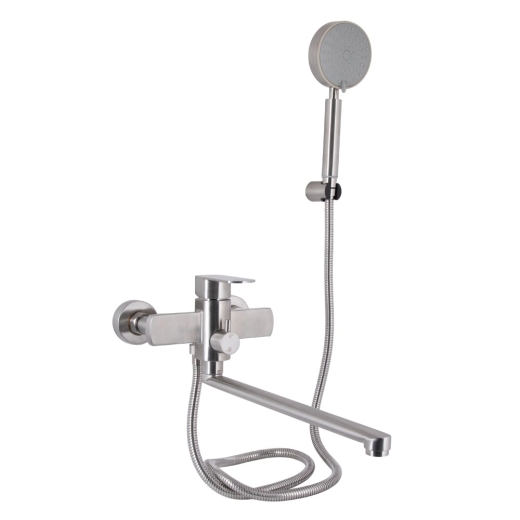 Смеситель для ванны Lidz Luna 005 k35 Nickel (LDLUN005NKS46093) - 1