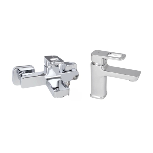 Набір змішувачів Lidz Wawel 001 + Wawel 006 Chrome (LDWAW001CRM4538746363) - 1