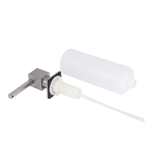 Дозатор для моющего средства Lidz LK117 квадратный Brushed Steel (LDLK117BRU46399) - 2